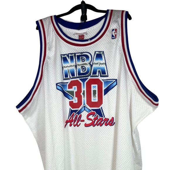 Men’s Scottie Pippen White 1992 NBA All-Star Swingman Jersey – 4XLT - Picture 4 of 6